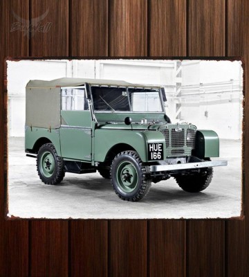 Металлическая табличка Land Rover Series I 80 Soft Top 365